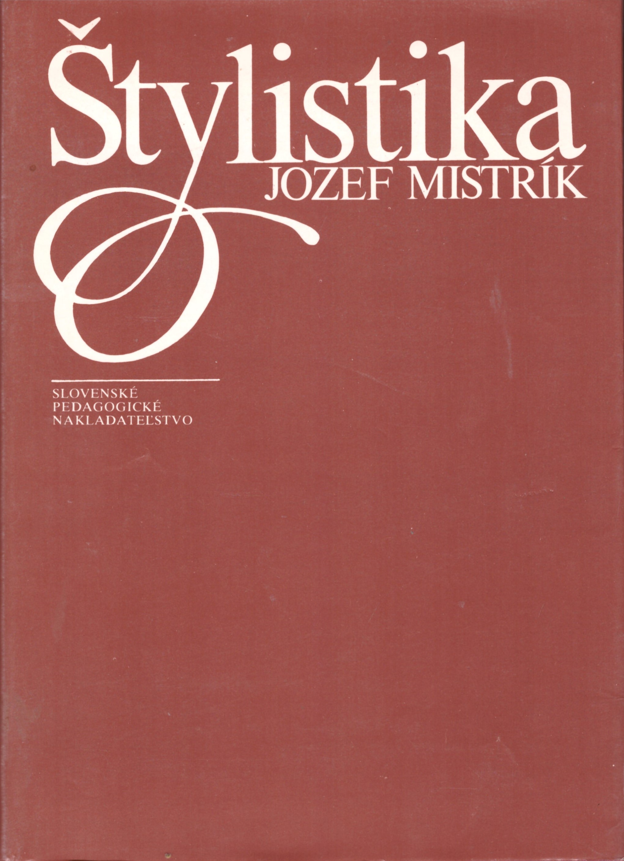 Jozef Mistrík: Štylistika