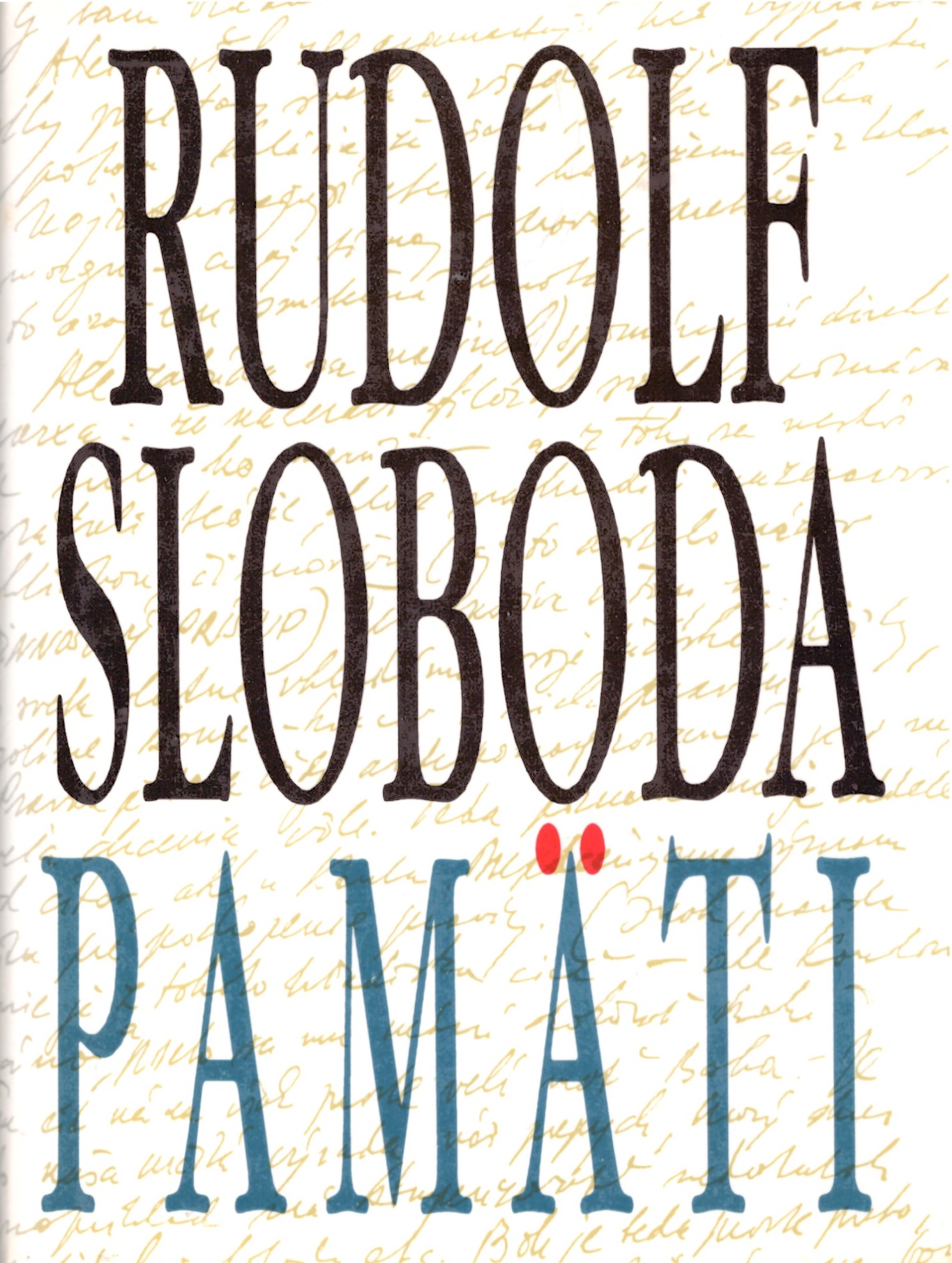 Rudolf Sloboda: Pamäti